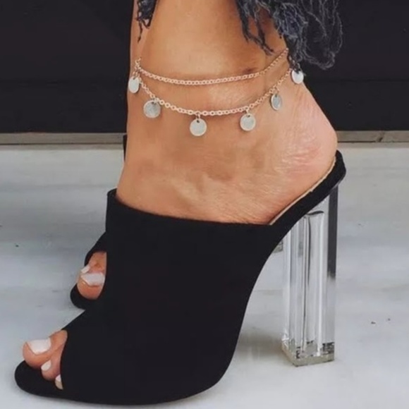 Jewelry - 5 for $25 Double Layered Coin Charm Anklet